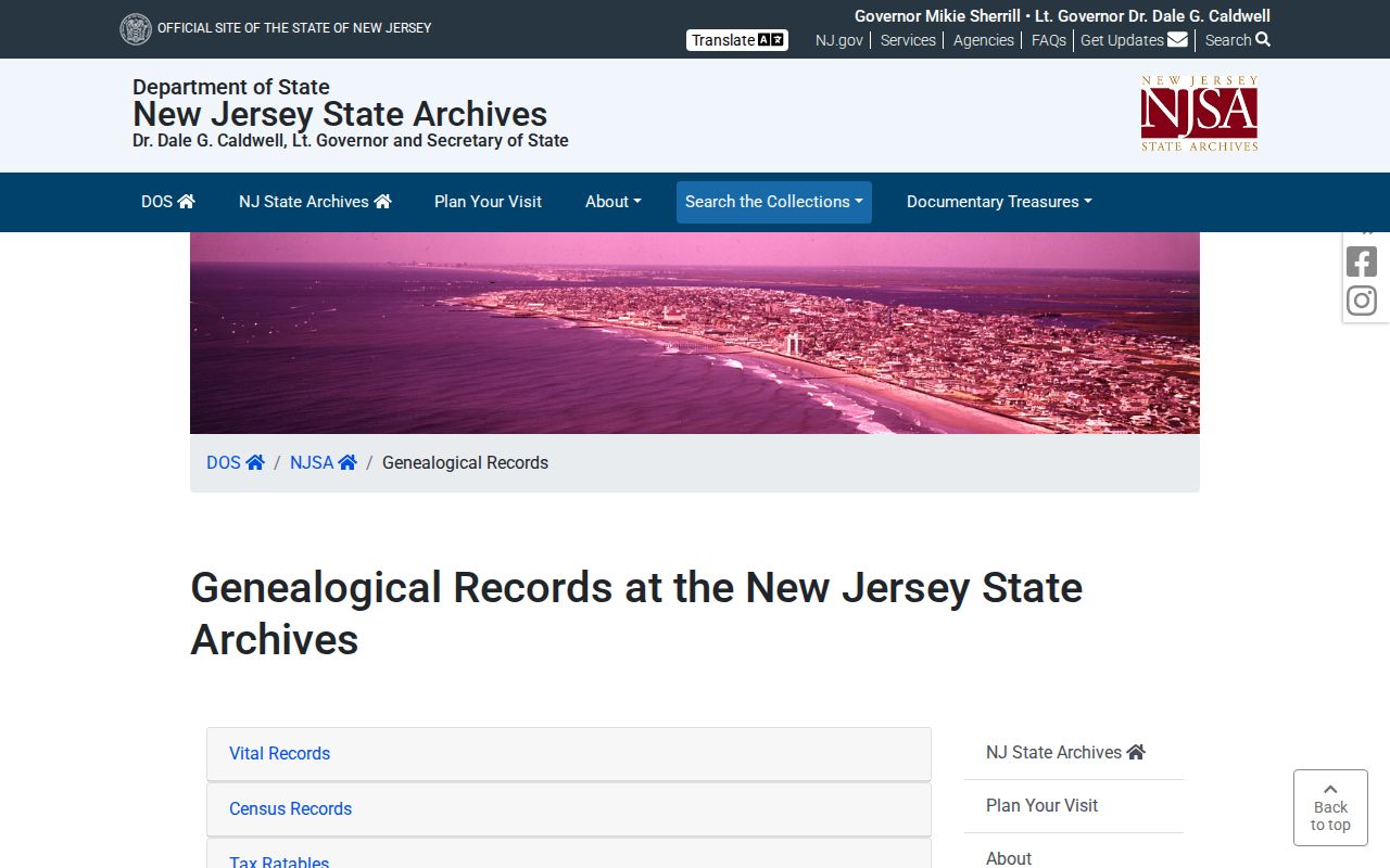 Mercer residents directory State Archives genealogy search